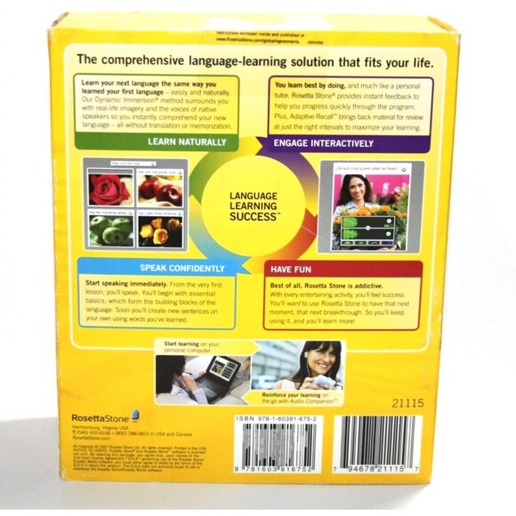 Rosetta Stone French Level 1 Basics Greetings Units 1 to 4 Audio CD No Headset - Picture 2 of 16